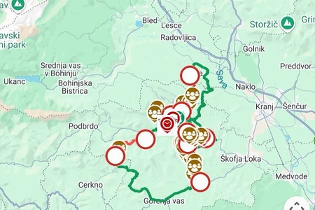 Območje dirke