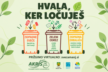 Hvala, ker ločuješ - okolju prijazno ravnanje
